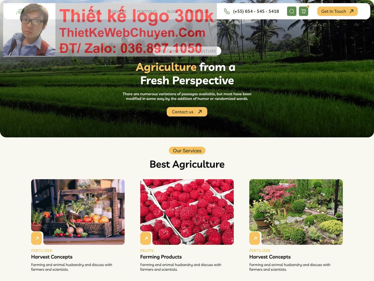 Thiết kế web nông nghiệp hợp tác xã chuyên nghiệp Thiết kế web nông nghiệp hợp tác xã chuyên nghiệp