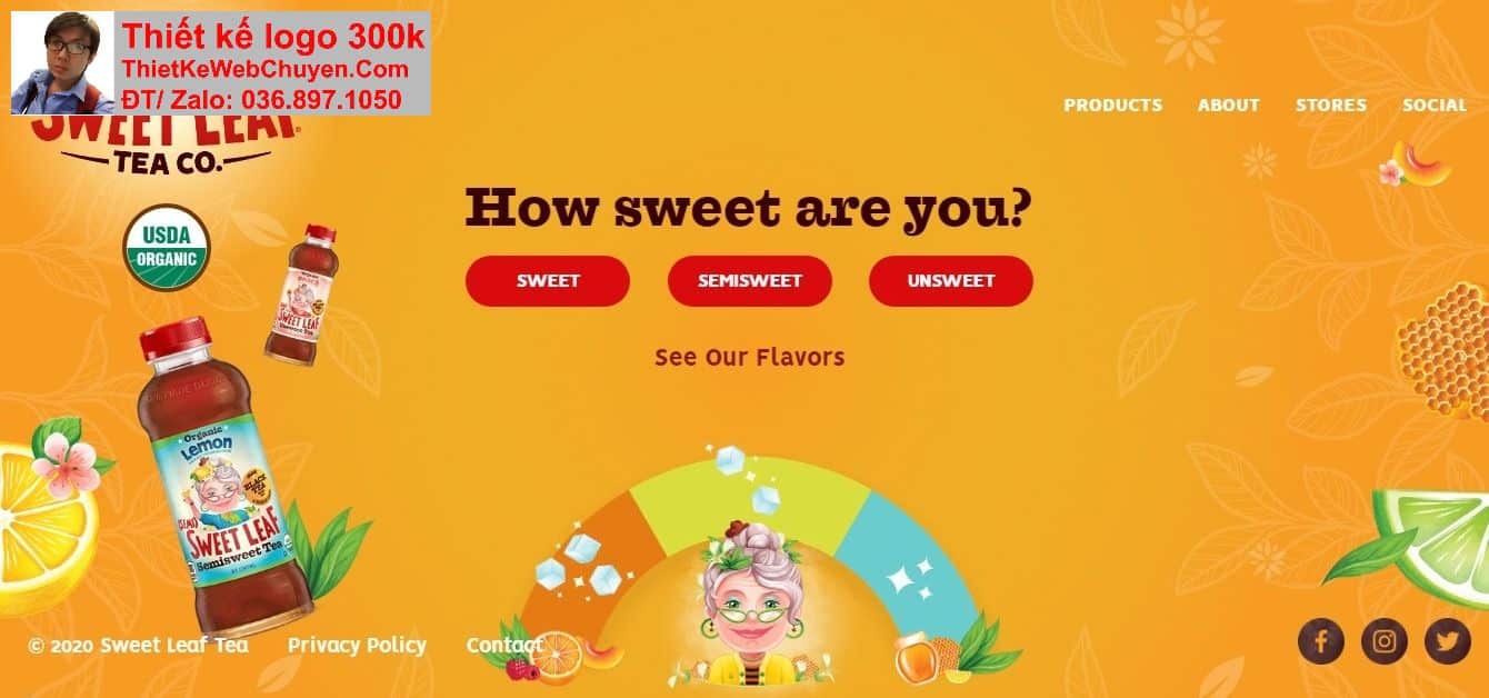 Thiết kế web quán trà chanh chuyên nghiệp Thiết kế web quán trà chanh chuyên nghiệp