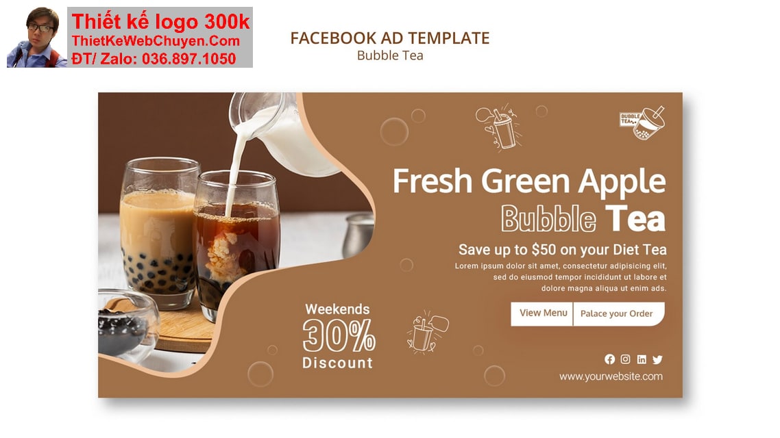 Thiết kế web quán trà sữa chuyên nghiệp Thiết kế web quán trà sữa chuyên nghiệp