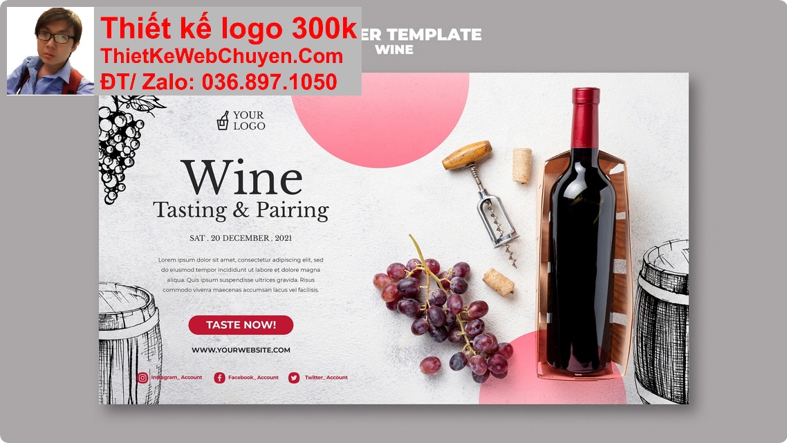 Thiết kế web shop bán rượu vang chuyên nghiệp