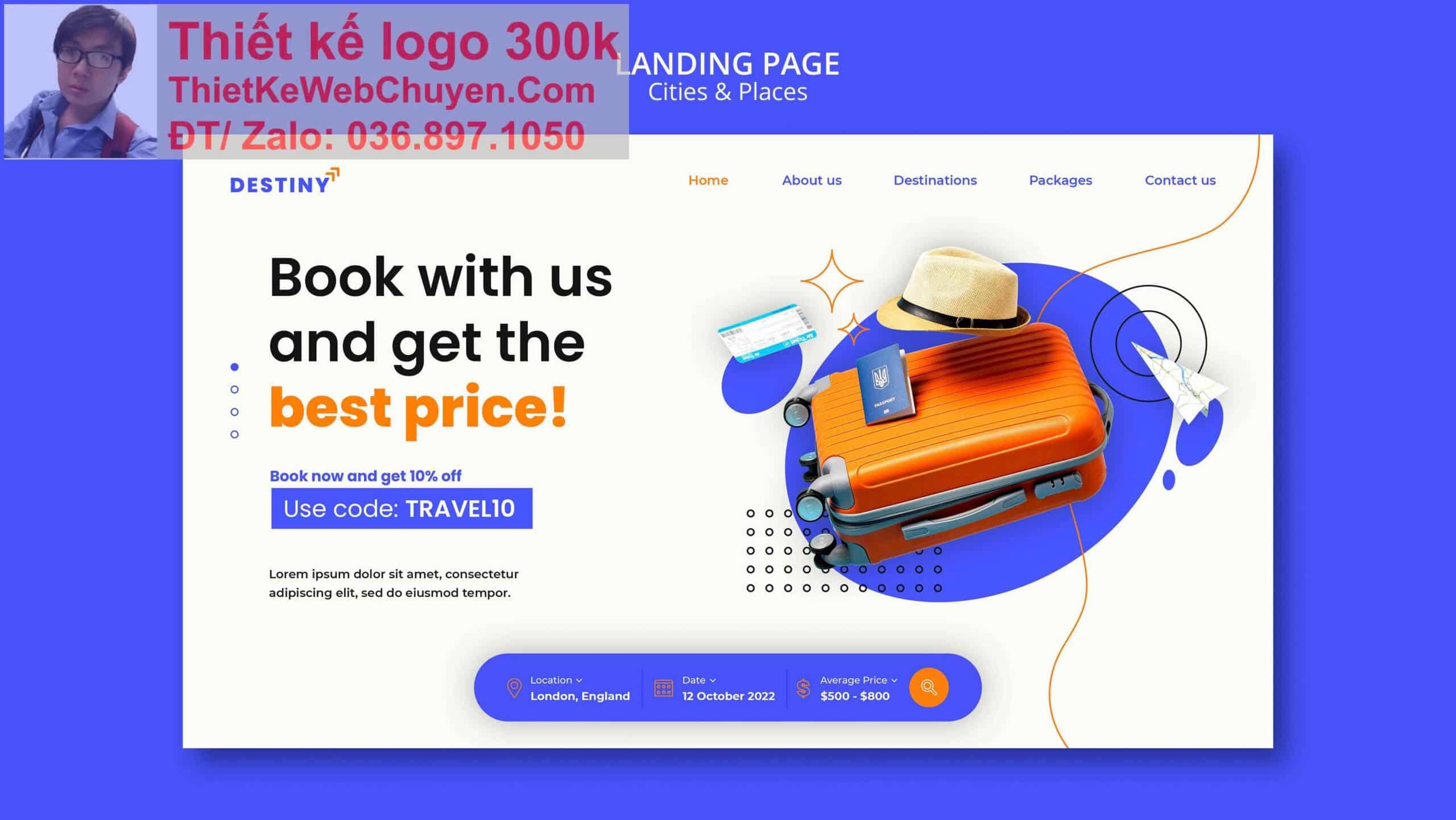 Thiết kế web shop bán vali kéo chuyên nghiệp Thiết kế web shop bán vali kéo chuyên nghiệp