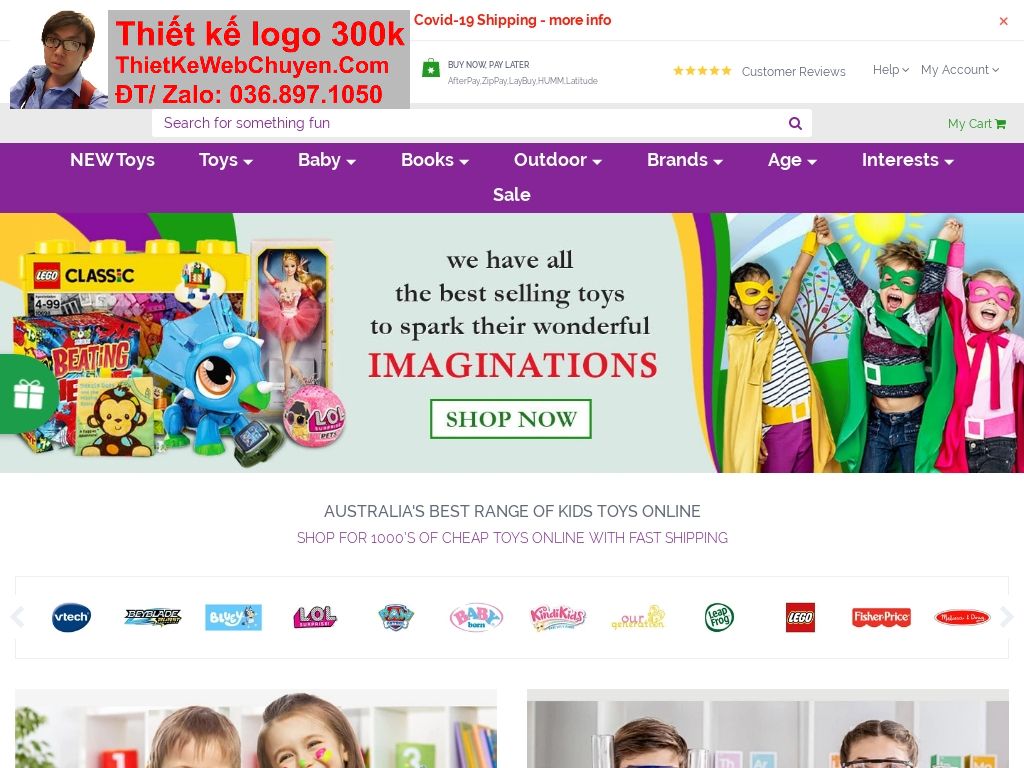 Thiết kế web shop đồ chơi mô hình chuyên nghiệp Thiết kế web shop đồ chơi mô hình chuyên nghiệp