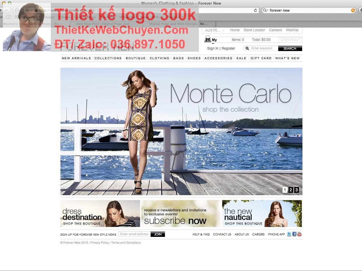Thiết kế web shop đồ nữ chuyên nghiệp Thiết kế web shop đồ nữ chuyên nghiệp