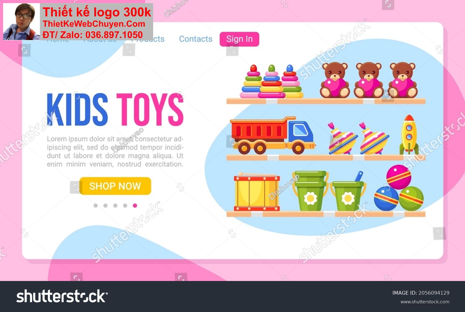 Thiết kế web shop đồ trẻ em chuyên nghiệp Thiết kế web shop đồ trẻ em chuyên nghiệp