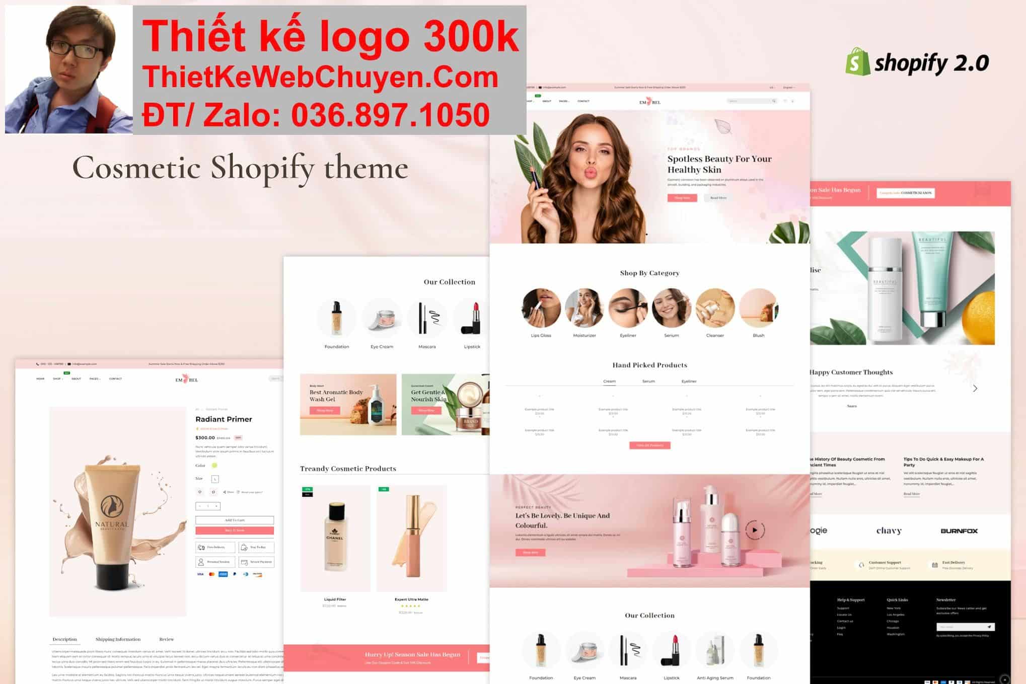 Thiết kế web shop son môi chuyên nghiệp Thiết kế web shop son môi chuyên nghiệp