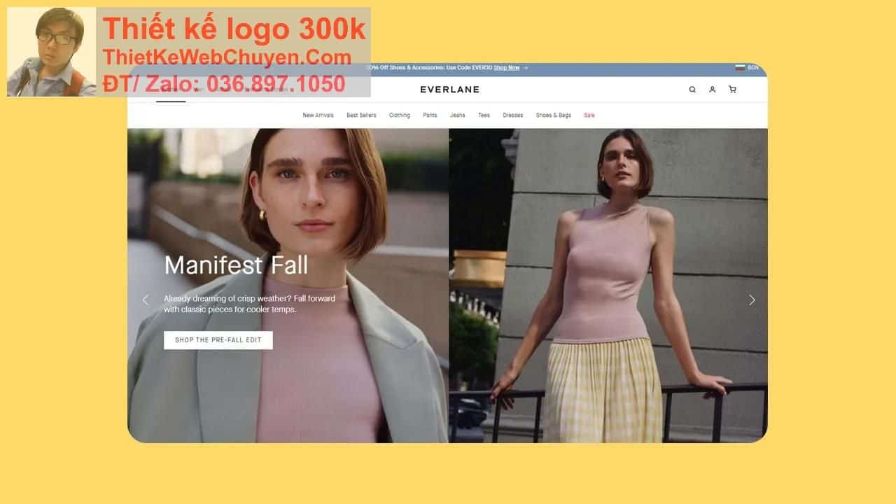 Thiết kế web shop thời trang nữ chuyên nghiệp Thiết kế web shop thời trang nữ chuyên nghiệp
