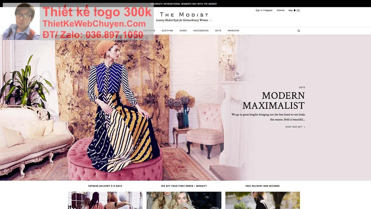 Thiết kế web shop thời trang nữ chuyên nghiệp Thiết kế web shop thời trang nữ chuyên nghiệp