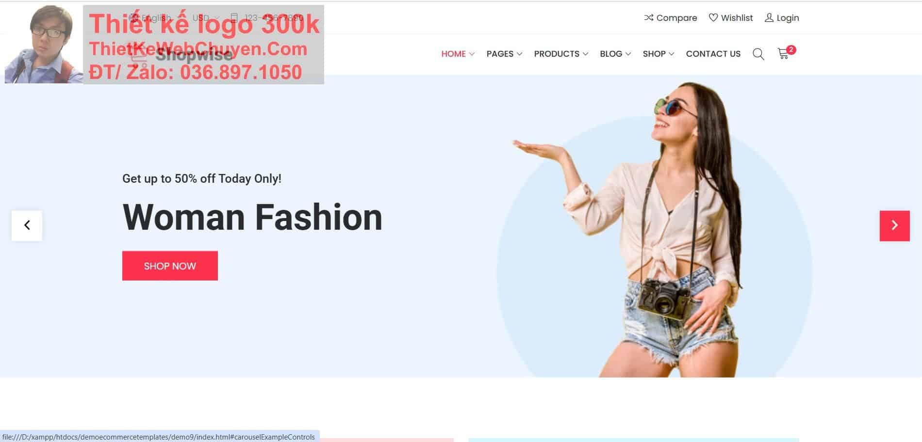 Thiết kế web shop thời trang nữ chuyên nghiệp Thiết kế web shop thời trang nữ chuyên nghiệp