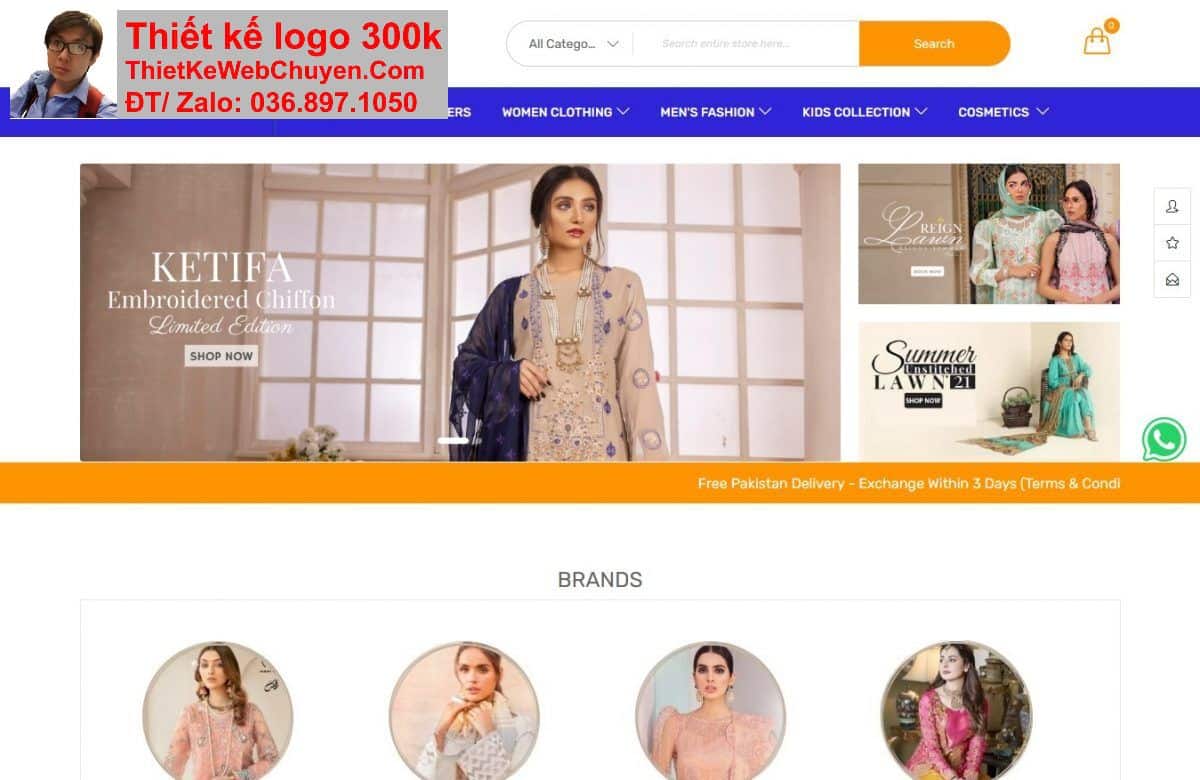 Thiết kế web thương hiệu chuyên nghiệp Thiết kế web thương hiệu chuyên nghiệp