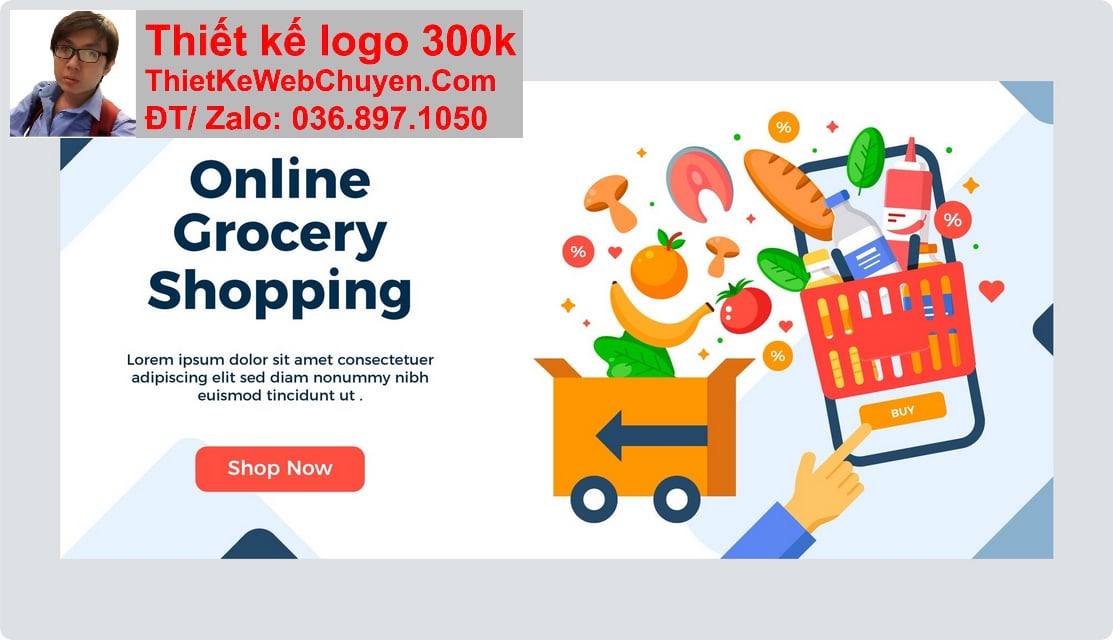 Thiết kế web tiệm bán tạp hóa chuyên nghiệp