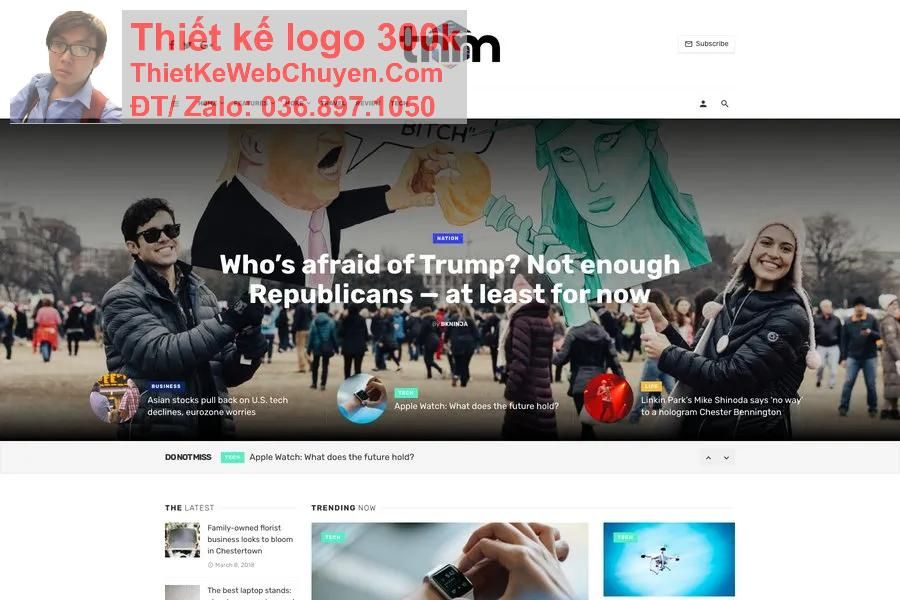 Thiết kế web tin tức blog review chuyên nghiệp Thiết kế web tin tức blog review chuyên nghiệp
