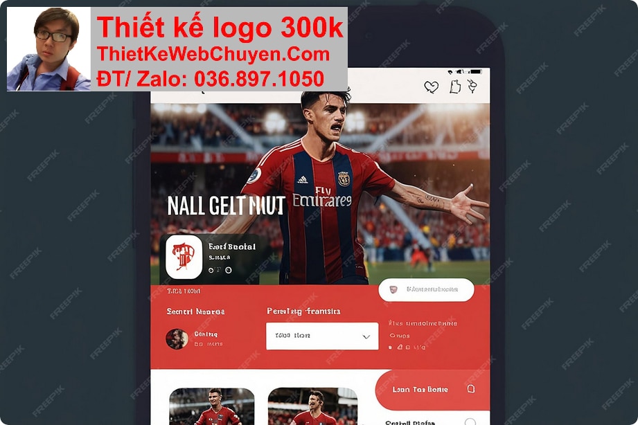 Thiết kế web tin tức bóng đá chuyên nghiệp