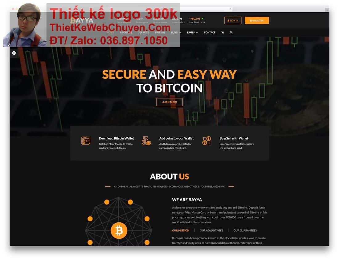 Thiết kế web tin tức tiền ảo chuyên nghiệp Thiết kế web tin tức tiền ảo chuyên nghiệp