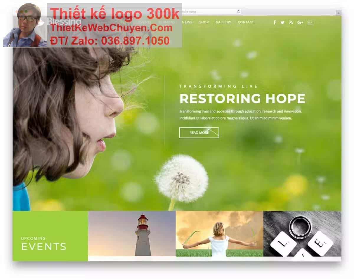 Thiết kế web tôn giáo chuyên nghiệp Thiết kế web tôn giáo chuyên nghiệp