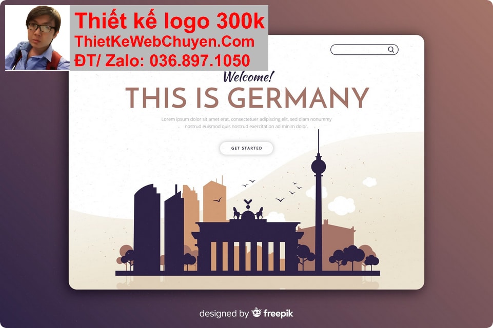 Thiết kế web trung tâm tiếng Đức chuyên nghiệp Thiết kế web trung tâm tiếng Đức chuyên nghiệp