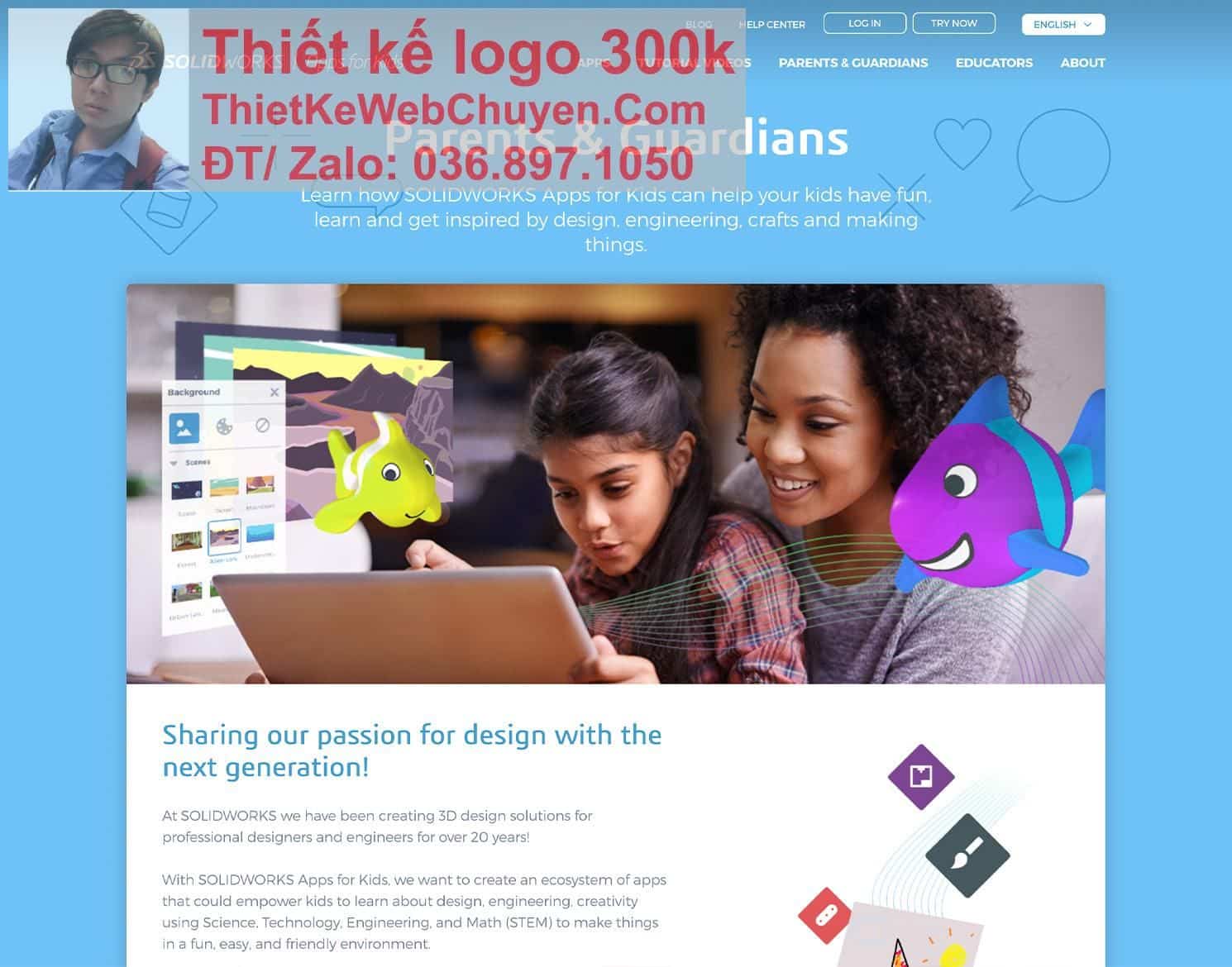 Thiết kế web trung tâm tiếng anh chuyên nghiệp Thiết kế web trung tâm tiếng anh chuyên nghiệp