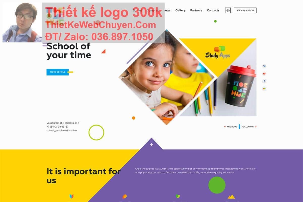 Thiết kế web trường học chuyên nghiệp Thiết kế web trường học chuyên nghiệp