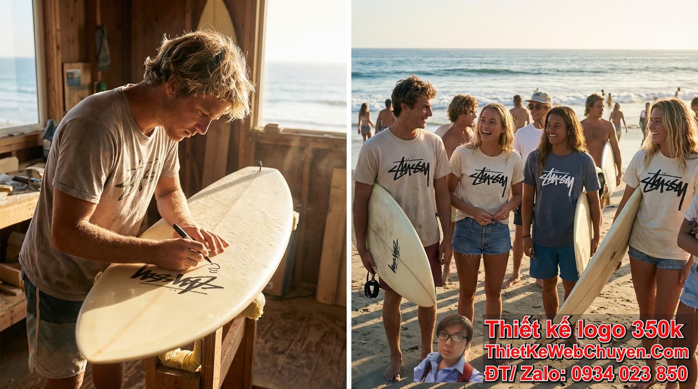 Ai đã tạo ra Stussy logo và câu chuyện đằng sau sự ra đời của nó?