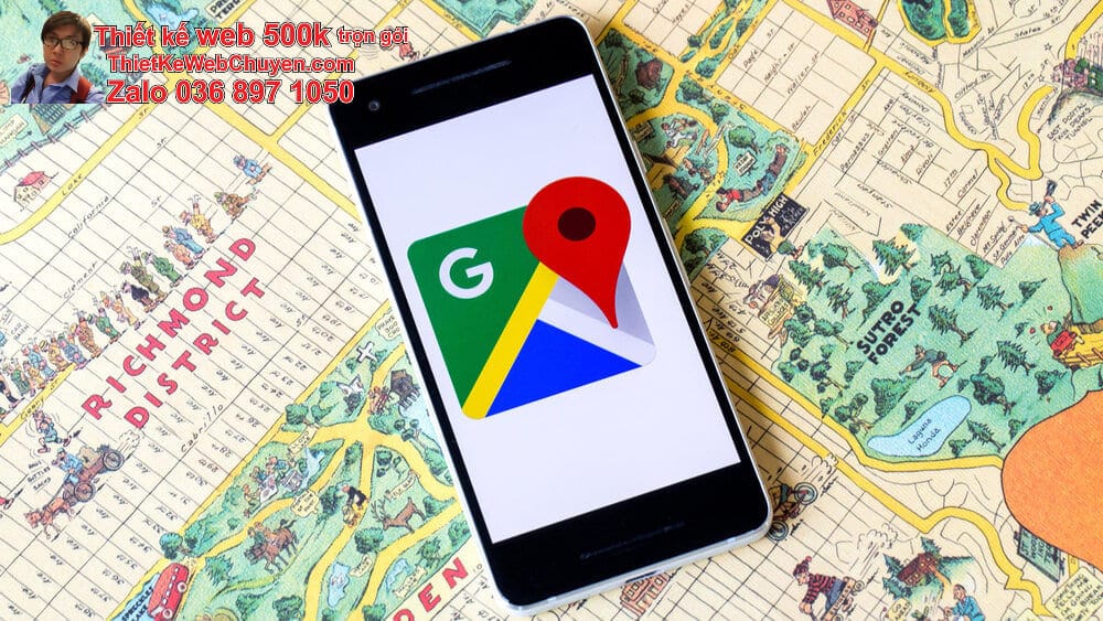 Tạo bản đồ Google Map cửa hàng bán đồ ăn vặt