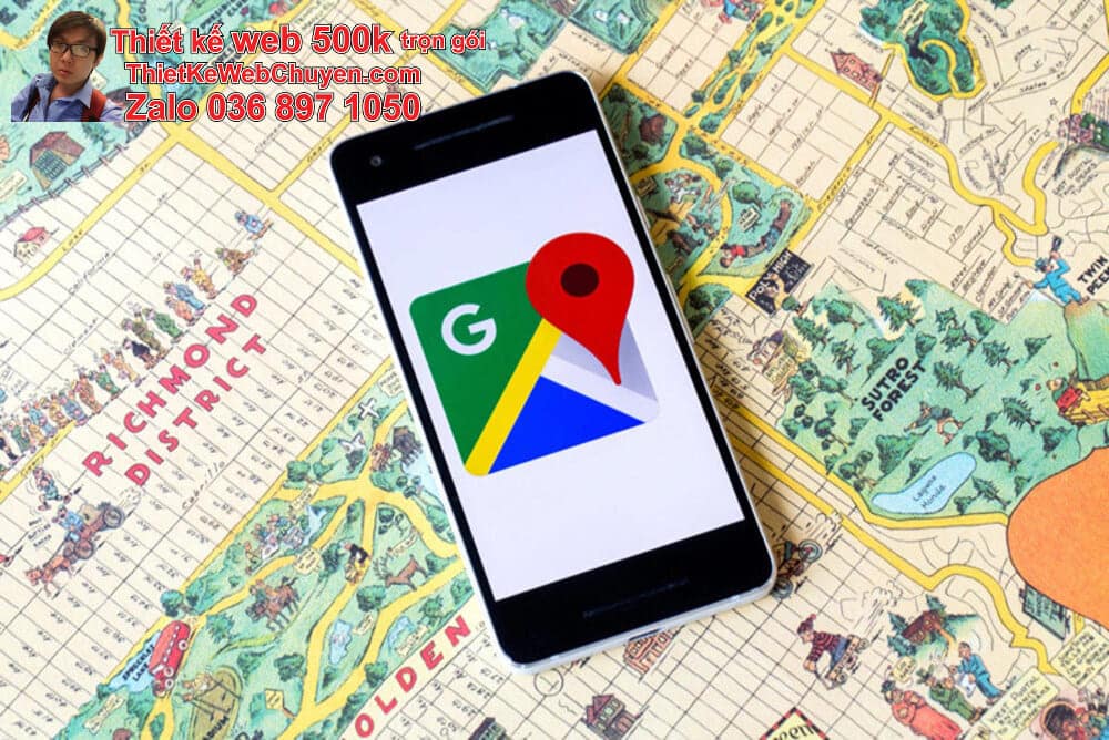 Tạo bản đồ Google Map cửa hàng bán thực phẩm chức năng