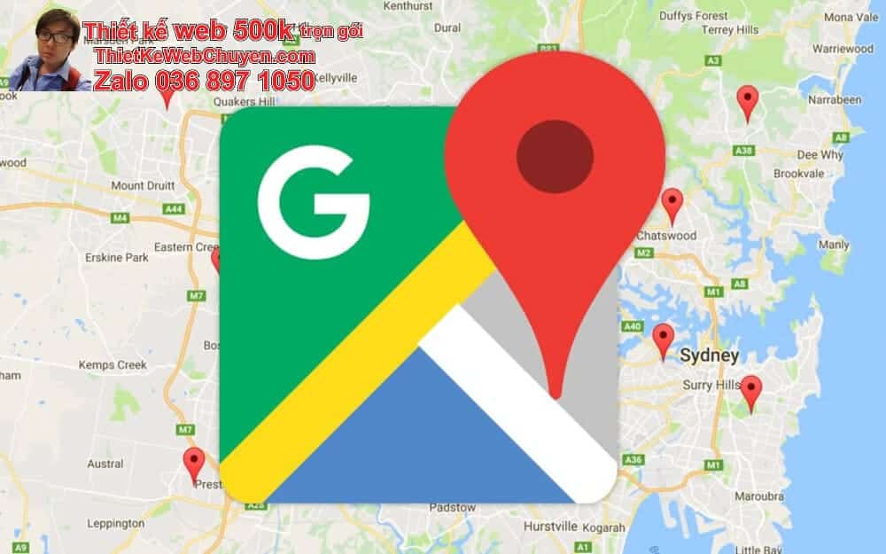Tạo bản đồ Google Map cửa hàng Bán thiết bị điện tử