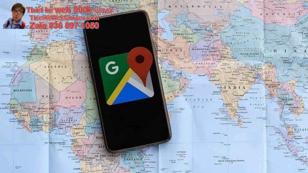 Tạo bản đồ Google Map cửa hàng bán rèm cửa