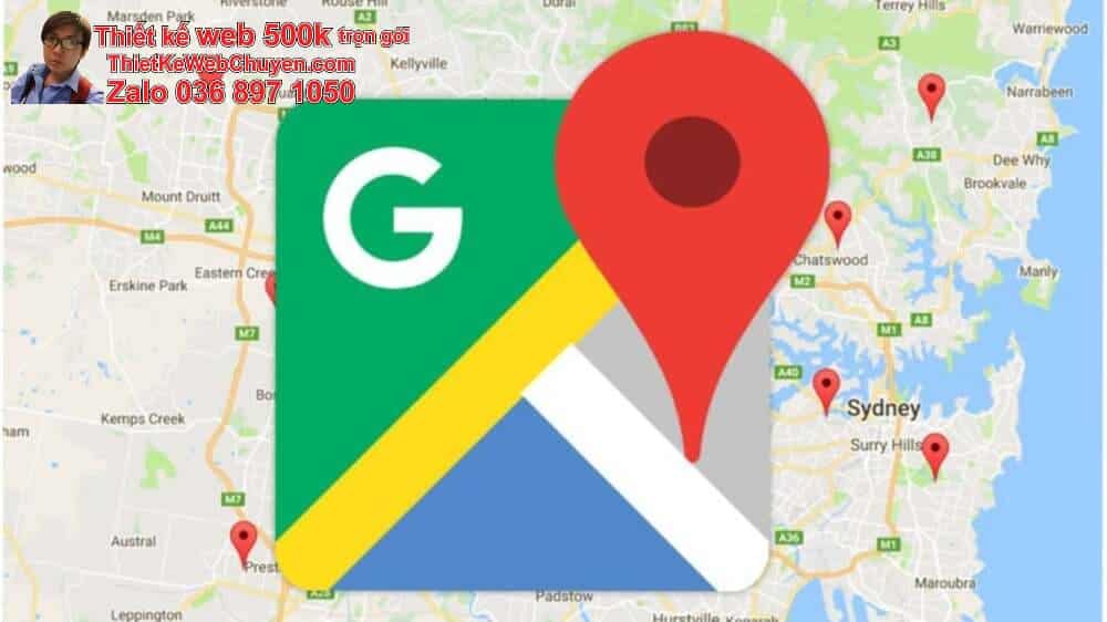 Tạo bản đồ Google Map cửa hàng Bán hoa tươi