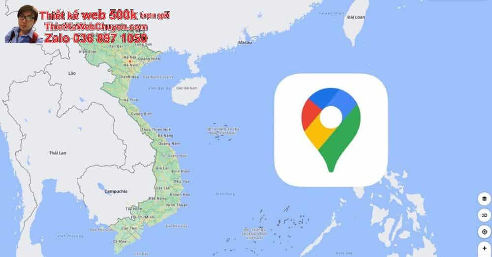 Tạo bản đồ Google Map quán trà chanh