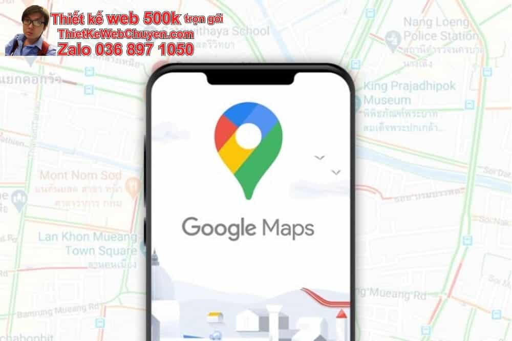 Tạo bản đồ Google Map cửa hàng salon cắt tóc