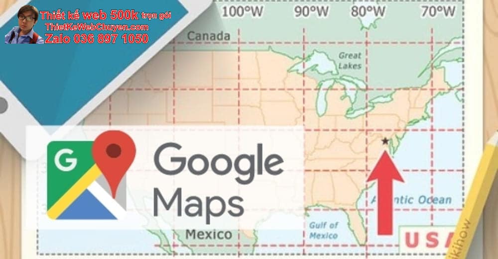 Tạo bản đồ Google Map công ty Bất động sản