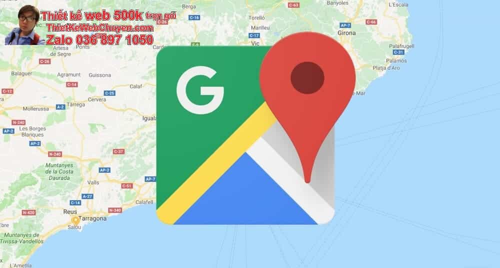 tạo bản đồ Google Map cửa hàng bán kính mắt