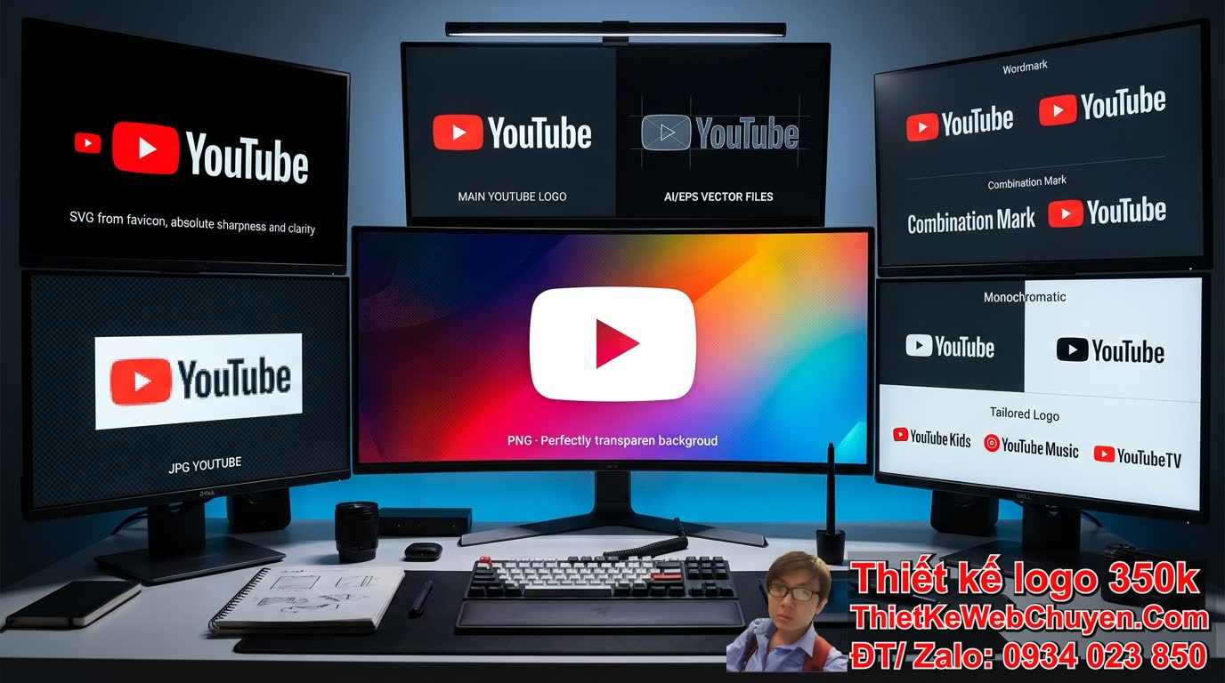 Các định dạng và phiên bản khác nhau của logo youtube png mà bạn cần biết là gì?