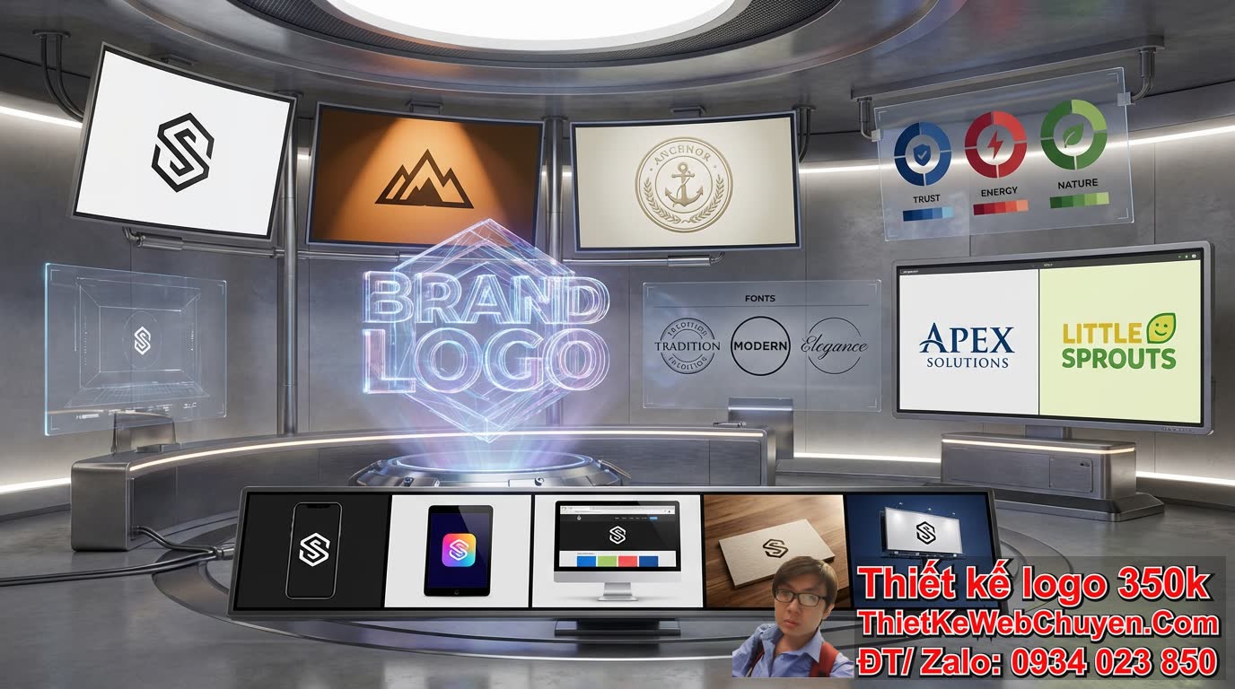 Các yếu tố chính tạo nên một brand logo hiệu quả là gì?