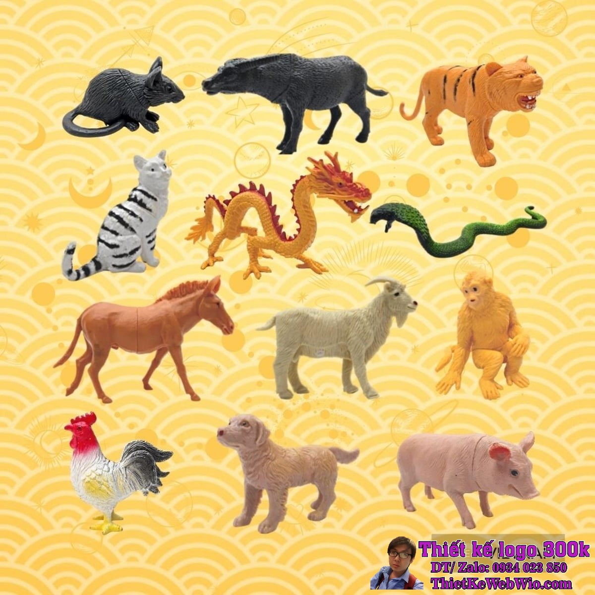 logo 12 con giáp logo 12 con giáp