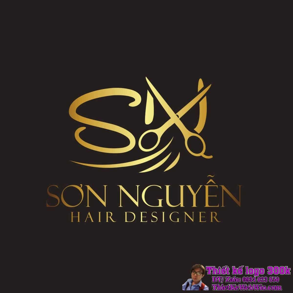 logo cây kéo vàng logo cây kéo vàng