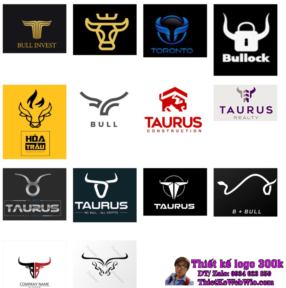 logo đầu trâu đẹp logo đầu trâu đẹp