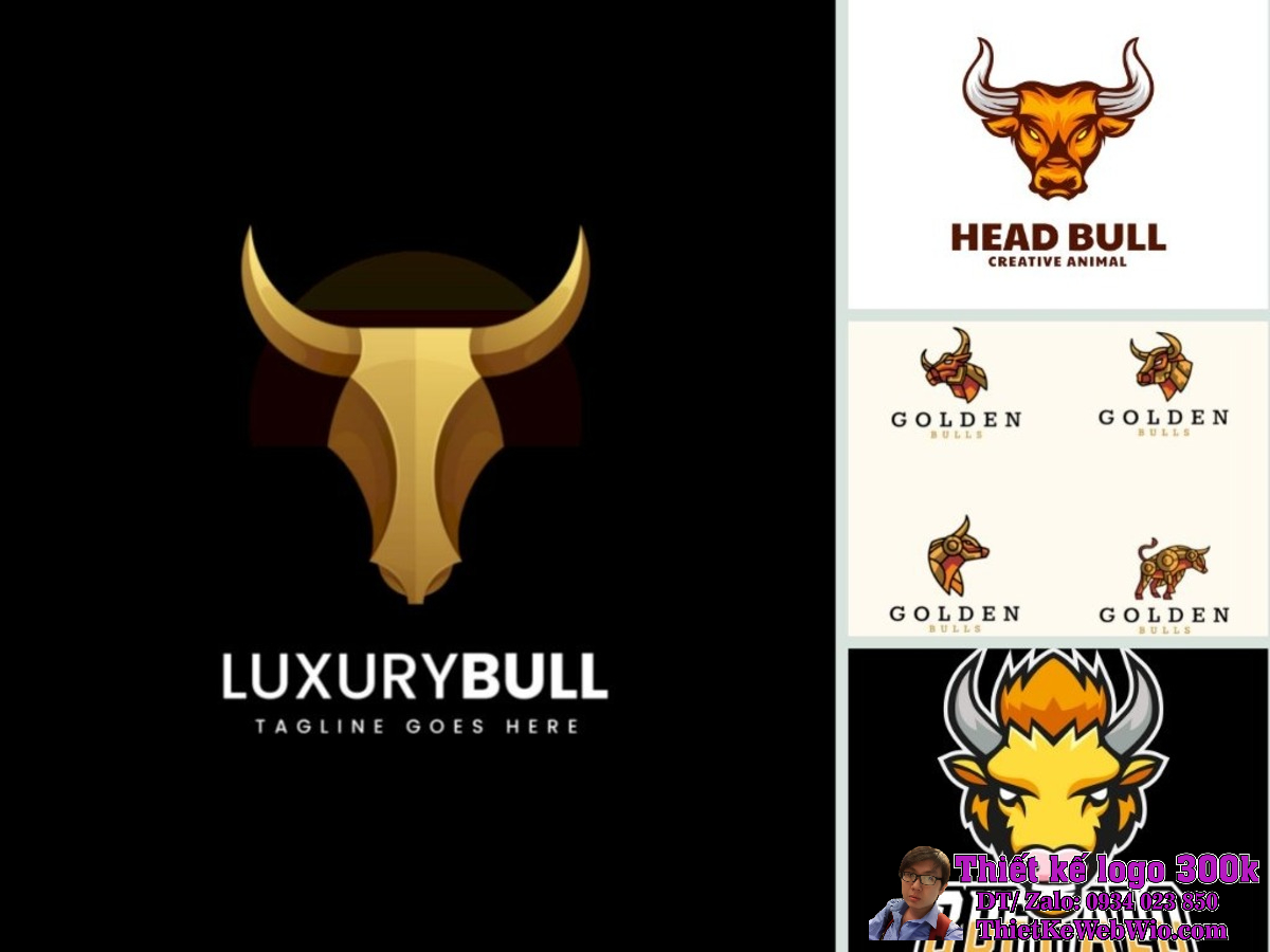 logo đầu trâu đẹp logo đầu trâu đẹp
