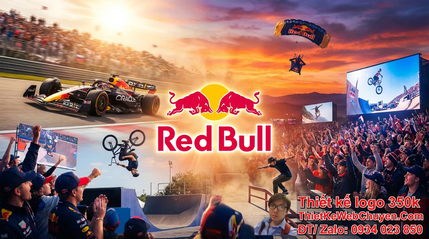 Tác động của logo redbull đến chiến lược marketing và thành công thương hiệu