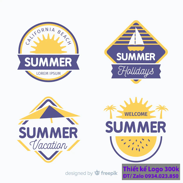 Thiết kế logo mặt trời