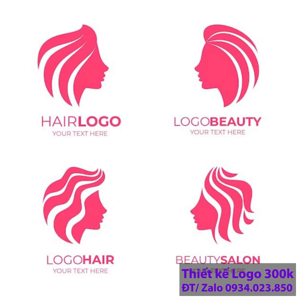 Thiết kế logo tóc nữ đẹp