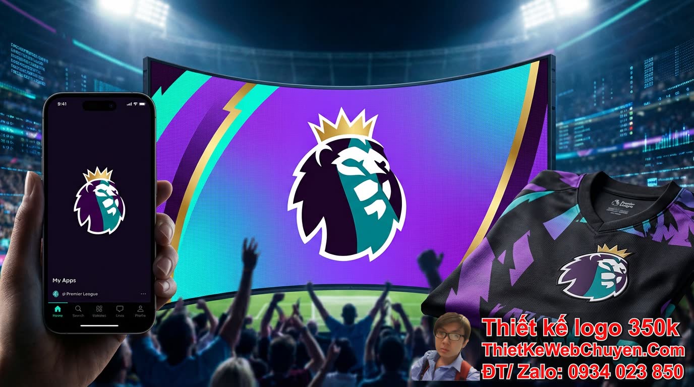 Thiết Kế Và Nhận Diện Thương Hiệu Của Logo Ngoại Hạng Anh