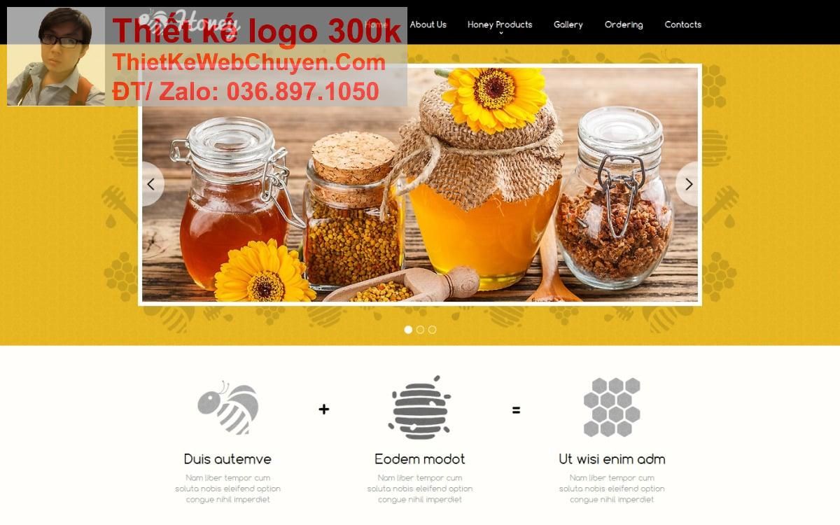 Thiết kế web bán Mật ong tinh bột nghệ chuyên nghiệp Thiết kế web bán Mật ong tinh bột nghệ chuyên nghiệp
