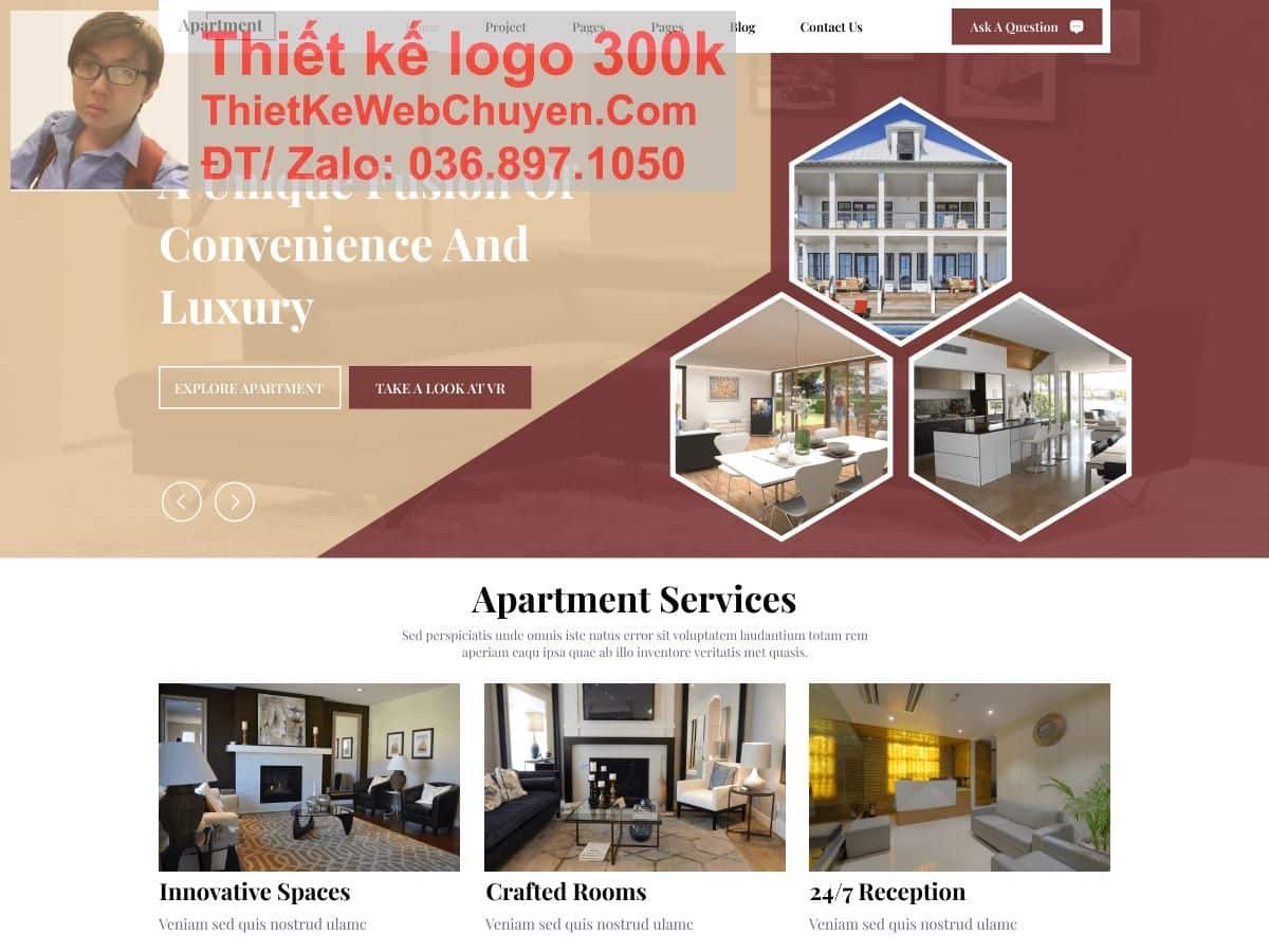 Thiết kế web bán dự án căn hộ chuyên nghiệp Thiết kế web bán dự án căn hộ chuyên nghiệp