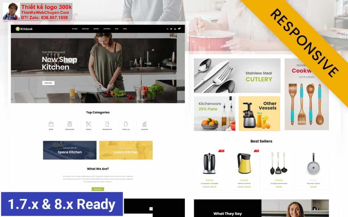 Thiết kế web bán thiết bị đồ gia dụng chuyên nghiệp Thiết kế web bán thiết bị đồ gia dụng chuyên nghiệp