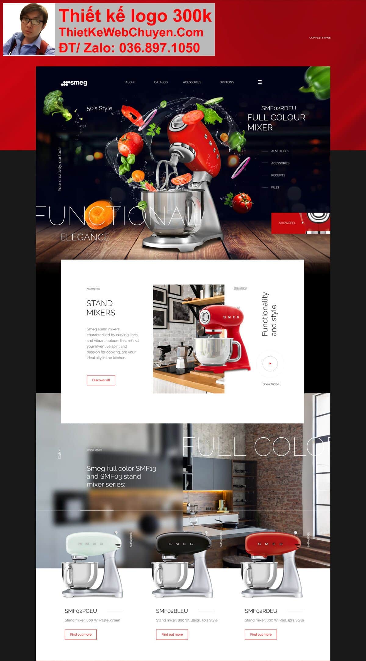 Thiết kế web bán thiết bị đồ gia dụng chuyên nghiệp Thiết kế web bán thiết bị đồ gia dụng chuyên nghiệp