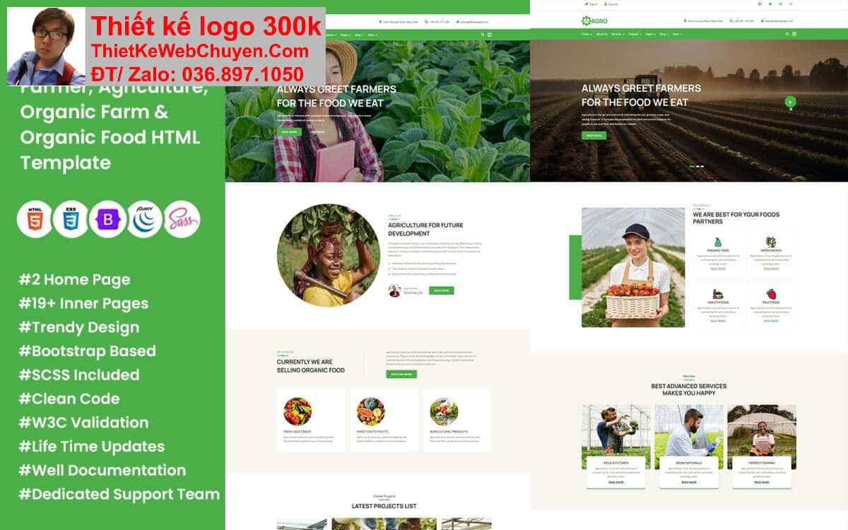 Thiết kế web bán thực phẩm sạch chuyên nghiệp Thiết kế web bán thực phẩm sạch chuyên nghiệp