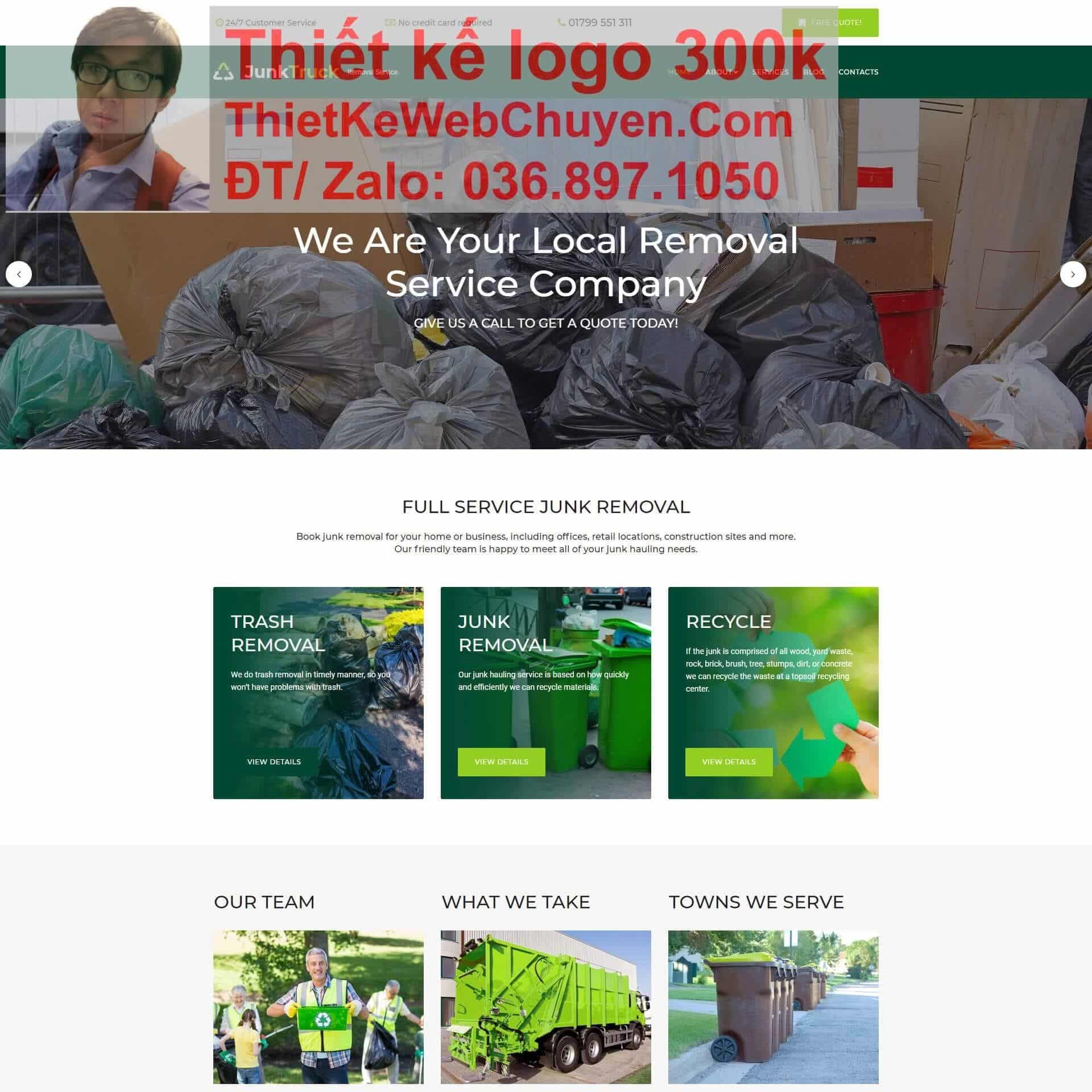 Thiết kế web cơ sở phế liệu chuyên nghiệp Thiết kế web cơ sở phế liệu chuyên nghiệp