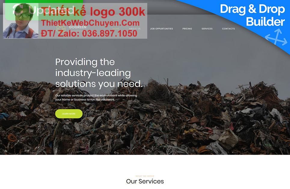 Thiết kế web cơ sở phế liệu chuyên nghiệp Thiết kế web cơ sở phế liệu chuyên nghiệp