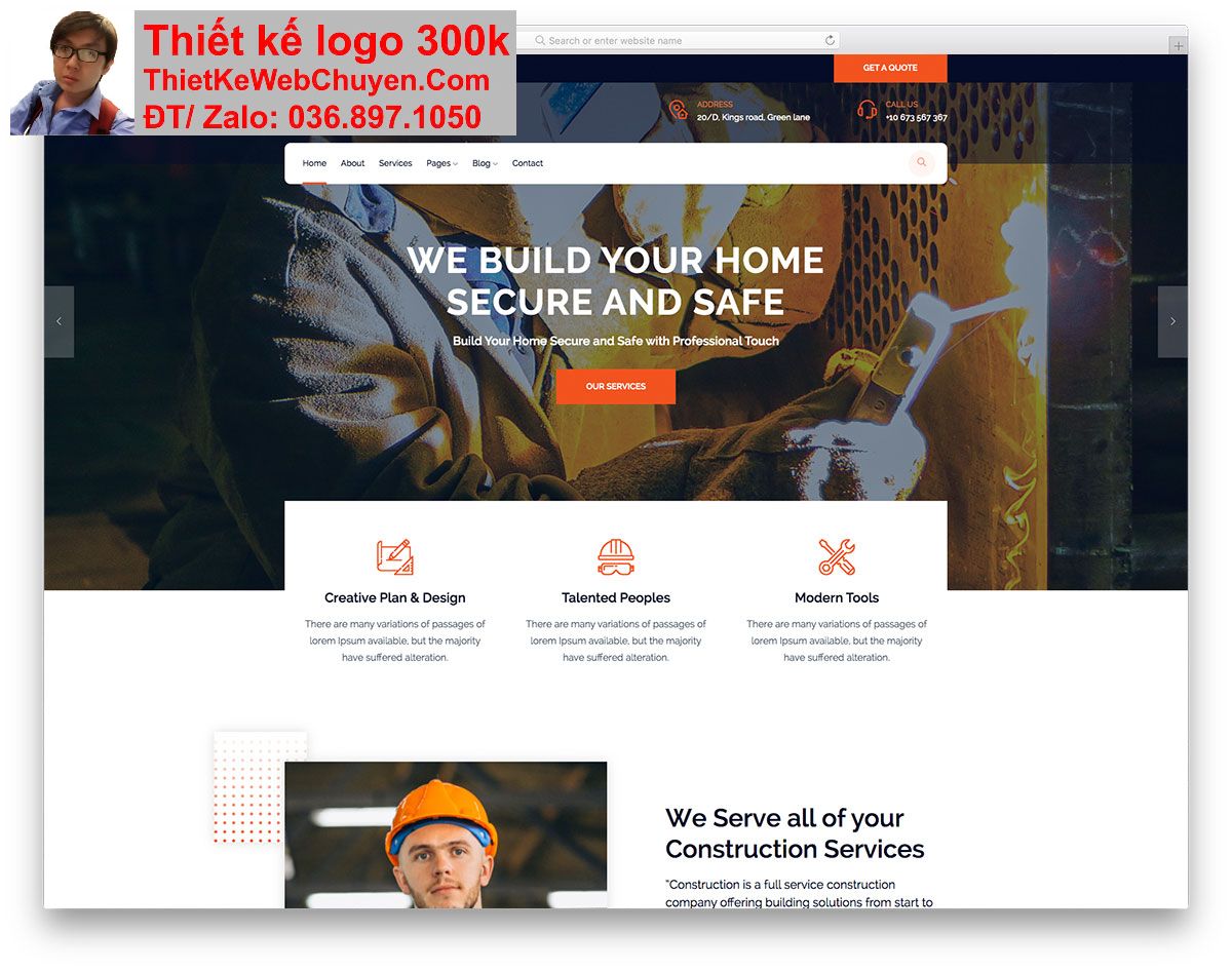 Thiết kế web công ty xây dựng kiến trúc chuyên nghiệp Thiết kế web công ty xây dựng kiến trúc chuyên nghiệp