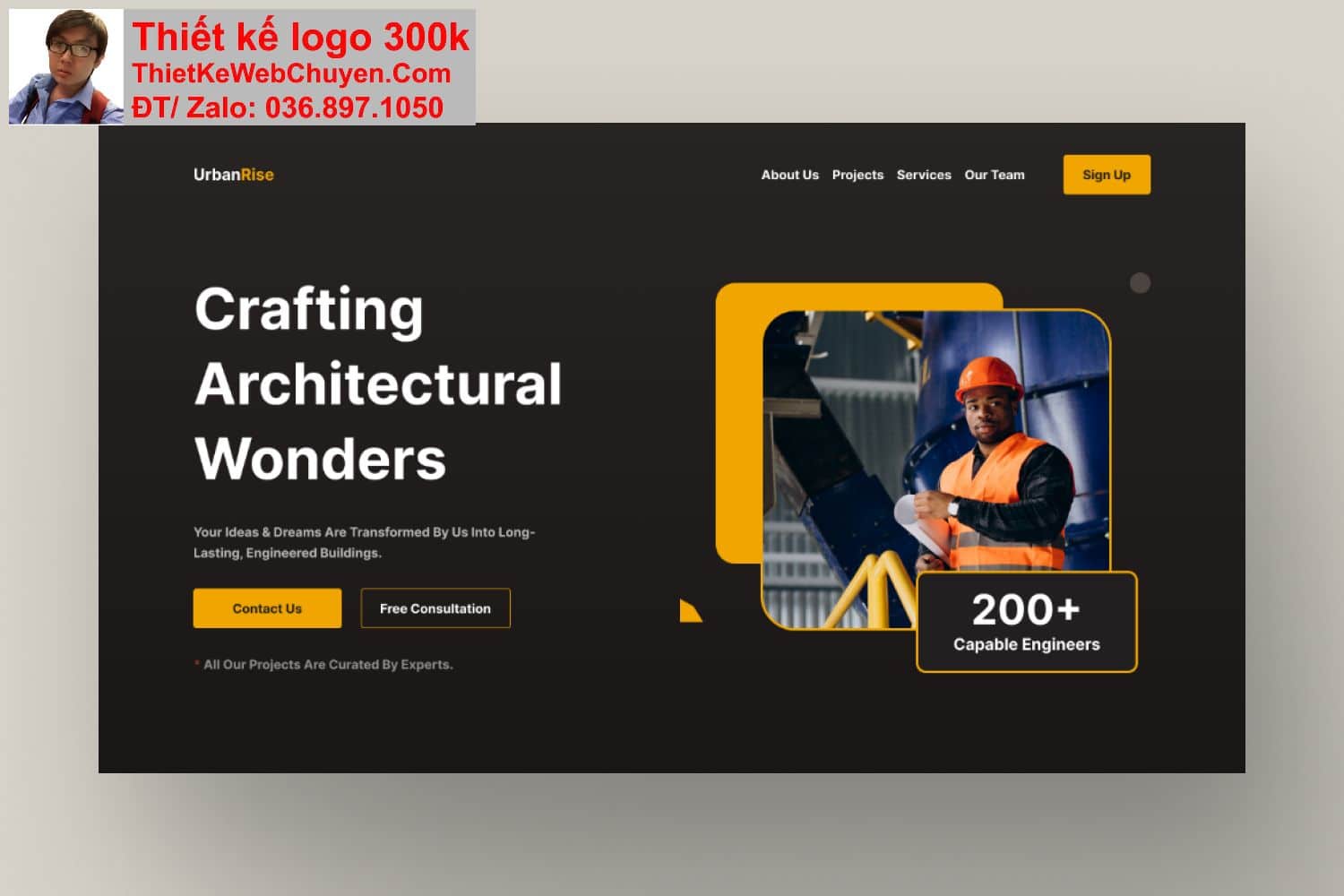Thiết kế web công ty xây dựng kiến trúc chuyên nghiệp Thiết kế web công ty xây dựng kiến trúc chuyên nghiệp